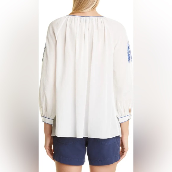 NILI LOTAN Lanette Embroidered Top - Picture 3 of 5